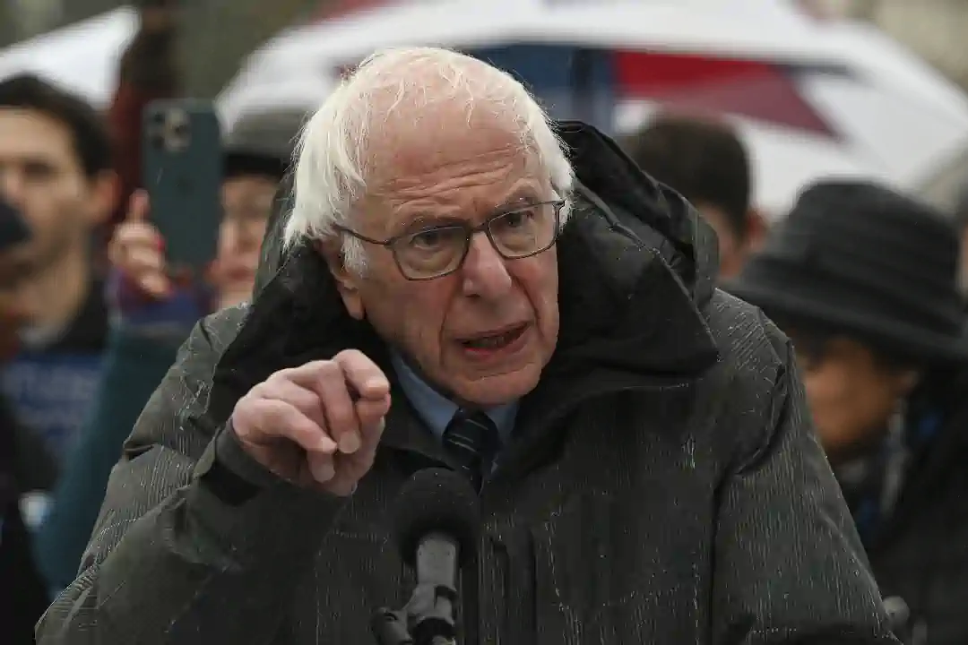 Senator Bernie Sanders speaking on the road urging us all to be better.