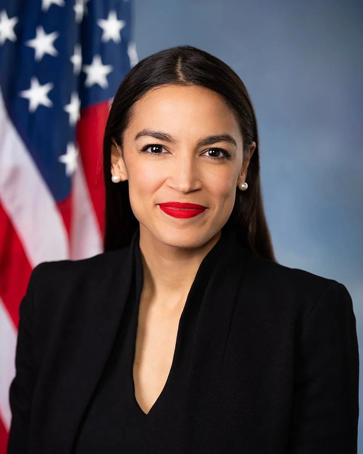Photographic portrait of Alexandria Ocasio-Cortez