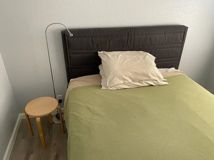 Picture of my unadorned bedroom.